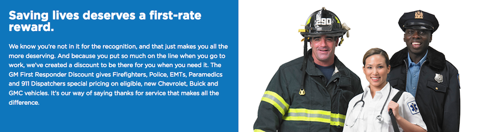 GM First Responders Discount Near Clarksville TN